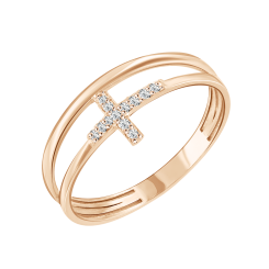 Damenring mit Zirkonia 