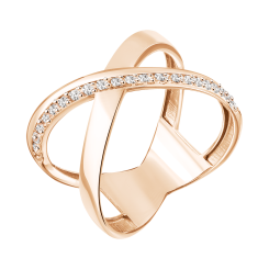 Damenring mit Zirkonia 