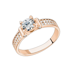 Damenring mit Zirkonia 