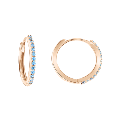 Ohrringe - Creolen mit Zirkonia 