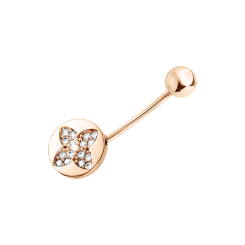 Bauchpiercing mit Zirkonia 