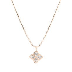 Collier mit Anhänger und Zirkonia 