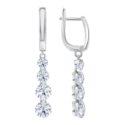 Ohrhänger mit Zirkonia 