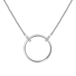 Necklace with zirconia 