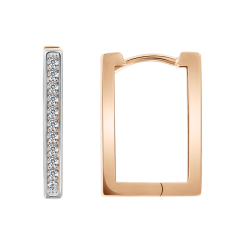 Ohrhänger mit Zirkonia 