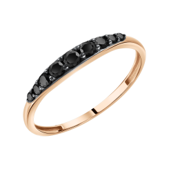 Women's ring with zirconia 