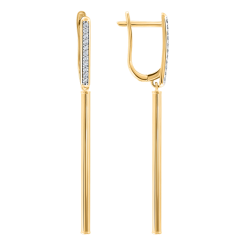 Ohrhänger mit Zirkonia 