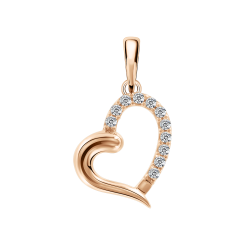 Подвеска с фианитами 