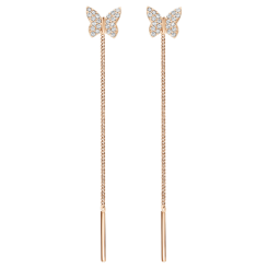 Ohrhänger als Durchzieher mit Zirkonia 