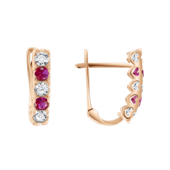 Ohrhänger mit Zirkonia 