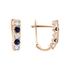 Ohrhänger mit Zirkonia 