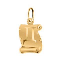 Buchstabenanhänger "Д" 