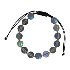 Bracelet with red gold beads 