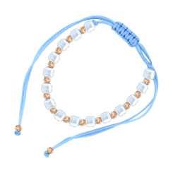 Armband mit Rotgold Kugeln 