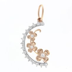 Pendant with zirconia 