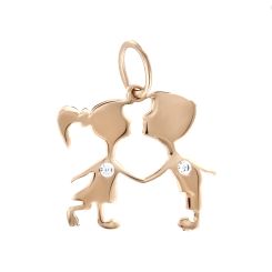 Подвеска с фианитами 