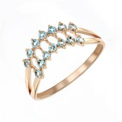 Кольцо с топазами 