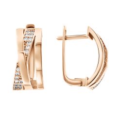 Ohrhänger mit Zirkonia 