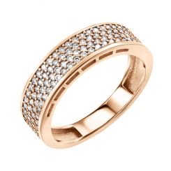 Damenring mit Zirkonia 