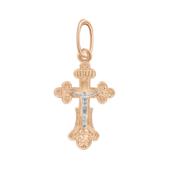 Pendant cross with engraving 