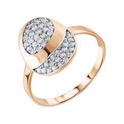 Women's ring with zirconia 