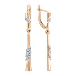 Ohrhänger mit Zirkonia 