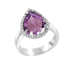 Damenring mit Zirkonia 