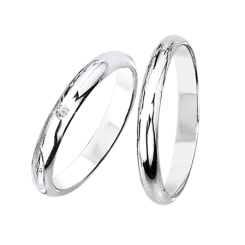 Trauringe mit Brillant ohne Brilliant
