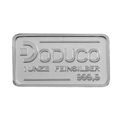 1 Unze Silberbarren 