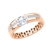 Women's ring with zirconia 18,5 mm (58)