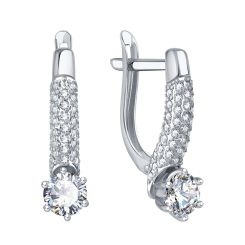 Ohrhänger mit Zirkonia 