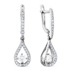 Ohrhänger mit Zirkonia 