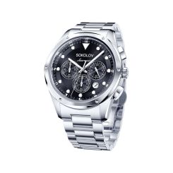 Men's watch "My world" made of stainless steel by "Sokolov" 
