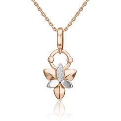 Pendant with diamonds 