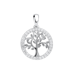 Anhänger "Baum des Lebens" mit Zirkonia 
