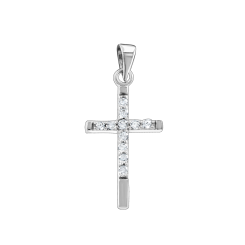 Anhänger – Kreuz mit Brillanten 