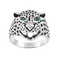 Мужское кольцо с фианитами 