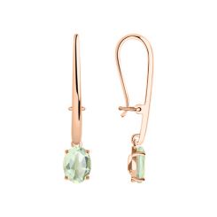 Ohrhänger mit grünem Amethyst 