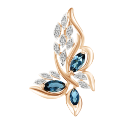 Anhänger mit Topas und Zirkonia 