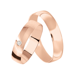 Trauringe mit Brillant 