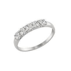 Кольцо с фианитами Swarovski 