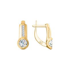 Earrings with zirconia Swarovski 