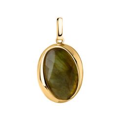 Anhänger vergoldet mit Labradorit 