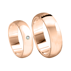 Trauringe mit Brillant 