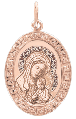 Ikone - Anhänger mit Gravur 