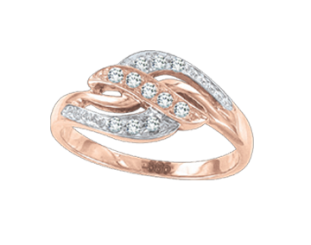 Damenring mit Zirkonia 