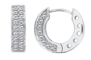 Ohrringe mit Zirkonia 