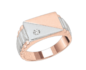 Herrenring mit  Zirkonia mit Zirkonia