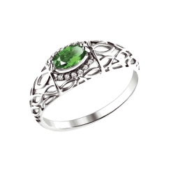 Damenring mit Zirkonia 