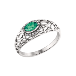 Ladies Ring with zirconia 
